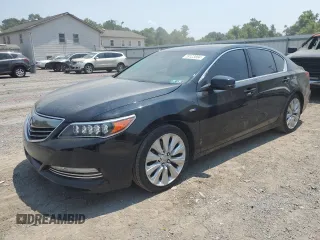 2017 Acura RLX Hybrid Advance Pkg with VIN JH4KC2F99HC000055, listed as a Copart auction lot 59123804 with 147,158 mi miles and Salvage Title. Bid and sale history available at carsss.com. Image 1.