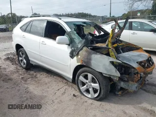 2007 Lexus RX 350 with VIN 2T2HK31U57C015248, listed as a IAAI auction lot 41309750 with Not Provided miles. Bid and sale history available at carsss.com. Image 1.