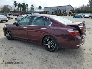 2017 Honda Accord Sedan Sport with VIN 1HGCR2F58HA000045, listed as a Copart auction lot 53127455 with 109,976 mi miles and Salvage Title. Bid and sale history available at carsss.com. Image 2.