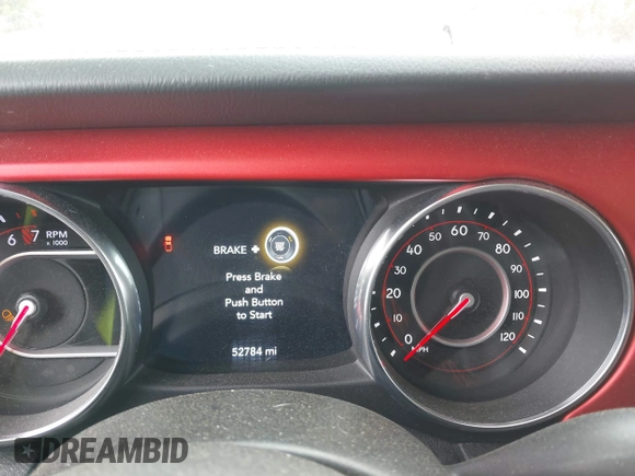 2020 Jeep Gladiator Rubicon z VIN 1C6JJTBG6LL179541, wystawiony jako IAAI lot #42050510 z przebiegiem 52 784 mil mil oraz . Historia ofert i sprzedaży dostępna na DreamBid. Obrazek 7.