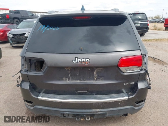 2017 Jeep Grand Cherokee Limited with VIN 1C4RJEBG4HC838019, listed as a IAAI auction lot 41804665 with 135,980 mi miles. Bid and sale history available at carsss.com. Image 16.