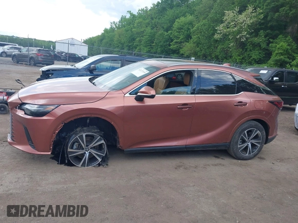 2024 Lexus RX 350 with VIN 2T2BAMCA8RC052539, listed as a IAAI auction lot 42177219 with 16,737 mi miles and . Bid and sale history available at DreamBid. Image 14.