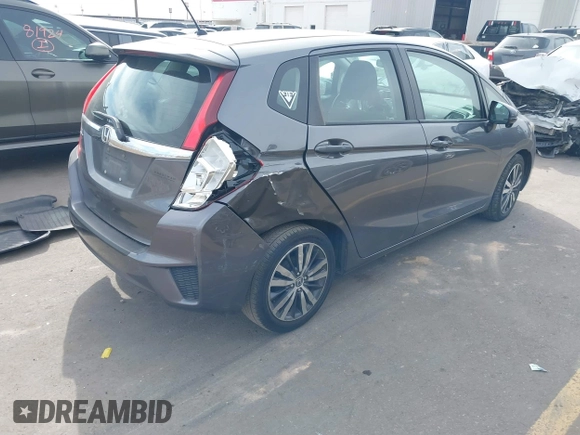 2015 Honda Fit EX-L with VIN 3HGGK5H89FM742260, listed as a IAAI auction lot 41707676 with 97,543 mi miles. Bid and sale history available at carsss.com. Image 4.