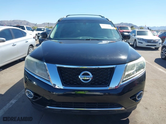 2013 Nissan Pathfinder SL with VIN 5N1AR2MN7DC615401, listed as a IAAI auction lot 41851881 with 150,266 mi miles. Bid and sale history available at carsss.com. Image 12.