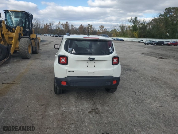 2018 Jeep Renegade Latitude with VIN ZACCJBBB9JPH42557, listed as a Copart auction lot 74378363 with NaN miles and Salvage Title. Bid and sale history available at carsss.com. Image 6.