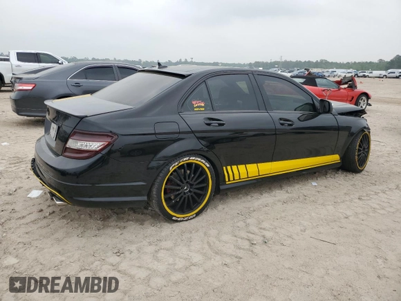 2008 Mercedes-Benz C 350 Sport with VIN WDDGF56XX8F153515, listed as a Copart auction lot 51363055 with 108,112 mi miles and Salvage Title. Bid and sale history available at DreamBid. Image 3.