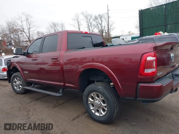 2021 Ram 2500 Laramie with VIN 3C6UR5FL3MG622834, listed as a IAAI auction lot 41691393 with 35,346 mi miles and . Bid and sale history available at DreamBid. Image 14.