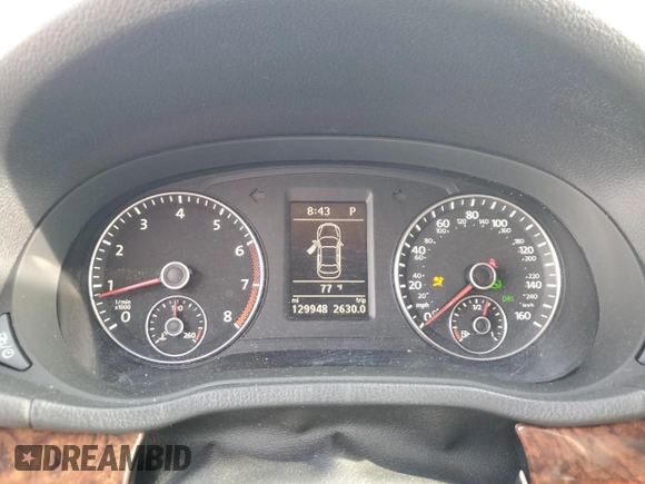 2013 Volkswagen Passat SEL Premium with VIN 1VWCH7A34DC039411, listed as a Copart auction lot 72908294 with 129,948 mi miles and Salvage Title. Bid and sale history available at carsss.com. Image 9.