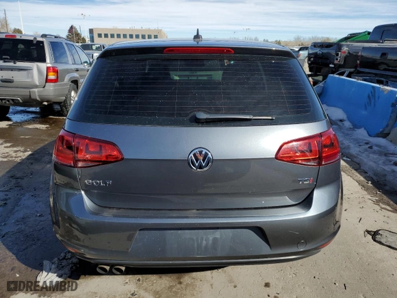2017 Volkswagen Golf S with VIN 3VW117AU0HM021450, listed as a Copart auction lot 39395673 with 61,862 mi miles. Bid and sale history available at carsss.com. Image 6.