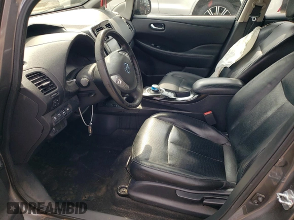 2015 Nissan LEAF SV with VIN 1N4AZ0CPXFC321642, listed as a Copart auction lot 69710373 with 49,954 mi miles. Bid and sale history available at carsss.com. Image 7.