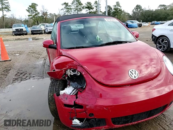 2007 Volkswagen Beetle with VIN 3VWRF31Y17M409883, listed as a Copart auction lot 87929475 with 55,436 mi miles and Salvage Title. Bid and sale history available at DreamBid. Image 10.