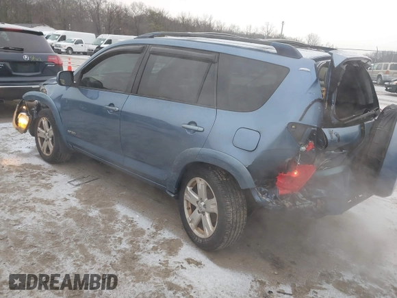 2007 Toyota RAV4 Sport with VIN JTMBD32V675089643, listed as a IAAI auction lot 41126523 with 216,056 mi miles and . Bid and sale history available at DreamBid. Image 3.