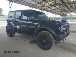 2022 Ford Bronco with VIN 1FMEE5DP5NLB41837, listed as a Copart auction lot 55476425 with 24,012 mi miles and Salvage title. Bid and sale history available at DreamBid. Image 4.