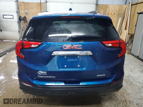 2020 GMC Terrain SLE with VIN 3GKALTEV1LL211897, listed as a Copart auction lot 49435625 with 43,256 mi miles and Salvage Title. Bid and sale history available at carsss.com. Image 6.