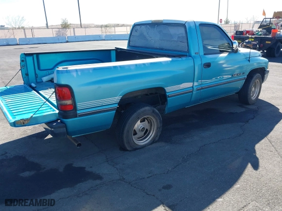 1996 Dodge Ram 1500 with VIN 1B7HC16Y1TJ166118, listed as a IAAI auction lot 41724889 with 168,785 mi miles. Bid and sale history available at carsss.com. Image 4.