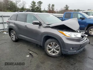 2014 Toyota Highlander XLE z VIN 5TDJKRFHXES037657, wystawiony jako Copart lot #53041445 z przebiegiem 134 344 mil mil oraz Szkoda całkowita • Salvage title. Historia ofert i sprzedaży dostępna na DreamBid. Obrazek 4.