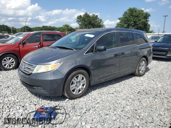 2011 Honda Odyssey LX z VIN 5FNRL5H23BB030230, wystawiony jako Copart lot #54798355 z przebiegiem 171 508 mil mil oraz Czysty tytuł • Clean title. Historia ofert i sprzedaży dostępna na DreamBid. Obrazek 1.