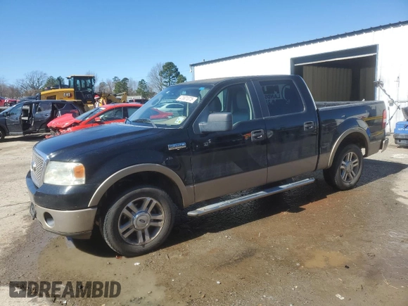 2006 Ford F-150 XLT with VIN 1FTPW125X6KB28223, listed as a Copart auction lot 47601075 with 208,959 mi miles and Salvage Title. Bid and sale history available at carsss.com. Image 1.