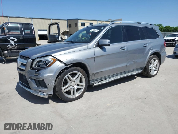 2016 Mercedes-Benz GL with VIN 4JGDF7DE5GA675339, listed as a Copart auction lot 51766525 with 108,126 mi miles and Salvage Title. Bid and sale history available at carsss.com. Image 1.