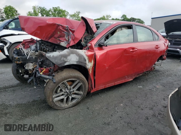 2019 Kia Forte S z VIN 3KPF34AD7KE056733, wystawiony jako Copart lot #54431675 z przebiegiem Nie podano mil oraz Szkoda całkowita • Salvage title. Historia ofert i sprzedaży dostępna na DreamBid. Obrazek 1.
