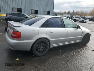 2001 Audi S4 with VIN WAURD68D61A009655, listed as a Copart auction lot 81770434 with 0 mi miles and Salvage Title. Bid and sale history available at carsss.com. Image 3.