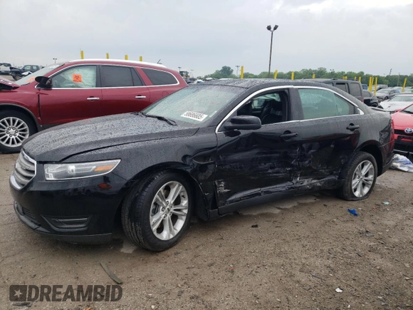 2018 Ford Taurus SEL with VIN 1FAHP2E89JG119639, listed as a Copart auction lot 58686685 with 107,490 mi miles and Salvage title. Bid and sale history available at DreamBid. Image 1.