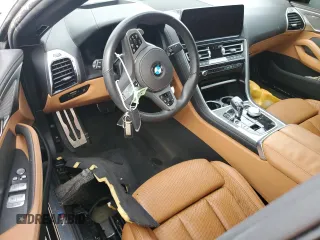 2023 BMW 8 Series 840i with VIN WBAGV2C09PCN00848, listed as a Copart auction lot 74784264 with 0 mi miles and Non Repairable. Bid and sale history available at carsss.com. Image 8.