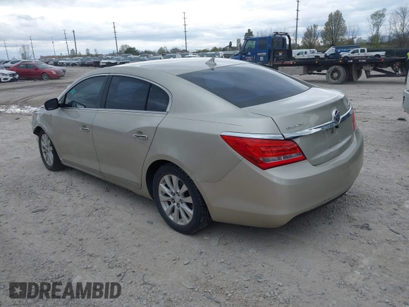 2014 Buick LaCrosse with VIN 1G4GA5GR3EF184346, listed as a IAAI auction lot 42040074 with 165,799 mi miles. Bid and sale history available at carsss.com. Image 3.