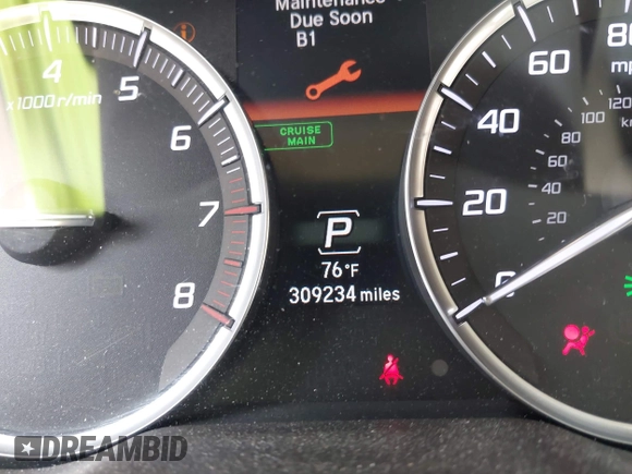2014 Acura MDX with VIN 5FRYD3H28EB009096, listed as a IAAI auction lot 41993243 with 309,234 mi miles and . Bid and sale history available at DreamBid. Image 15.