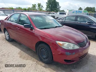 2004 Toyota Camry LE with VIN JTDBE32K540254853, listed as a IAAI auction lot 42282409 with 151,638 mi miles and . Bid and sale history available at DreamBid. Image 1.