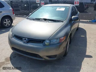 2007 Honda Civic Cpe LX with VIN 2HGFG12627H578430, listed as a IAAI auction lot 41918779 with 207,924 mi miles. Bid and sale history available at carsss.com. Image 6.