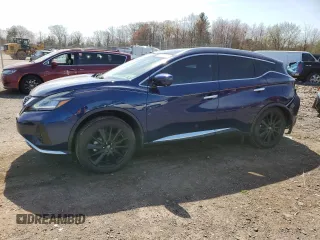 2020 Nissan Murano SL z VIN 5N1AZ2CS9LN170668, wystawiony jako Copart lot #51341835 z przebiegiem 37 432 mil mil oraz Szkoda całkowita • Salvage title. Historia ofert i sprzedaży dostępna na DreamBid. Obrazek 1.