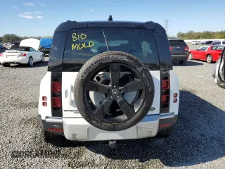 2020 Land Rover Defender HSE z VIN SALE97EU6L2017029, wystawiony jako Copart lot #80854134 z przebiegiem Nie podano mil oraz Nie do naprawy • Non repairable. Historia ofert i sprzedaży dostępna na DreamBid. Obrazek 6.