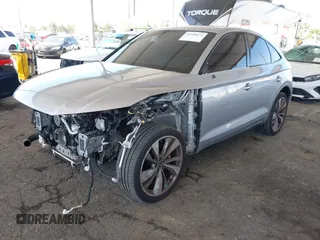 2023 Audi SQ5 Sportback Premium Plus с VIN WA124AFY1P2033677, выставлен на аукционе IAAI как лот 41998875 с пробегом 34 674 миль миль и . История ставок и продаж доступна на DreamBid. Изображение 2.