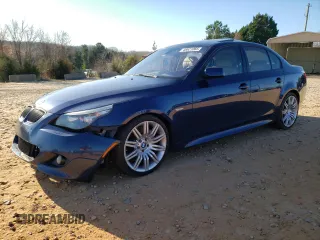2008 BMW 5 Series 550i z VIN WBANW53568CT51043, wystawiony jako Copart lot #48621065 z przebiegiem 145 776 mil mil oraz Szkoda całkowita • Salvage title. Historia ofert i sprzedaży dostępna na DreamBid. Obrazek 1.