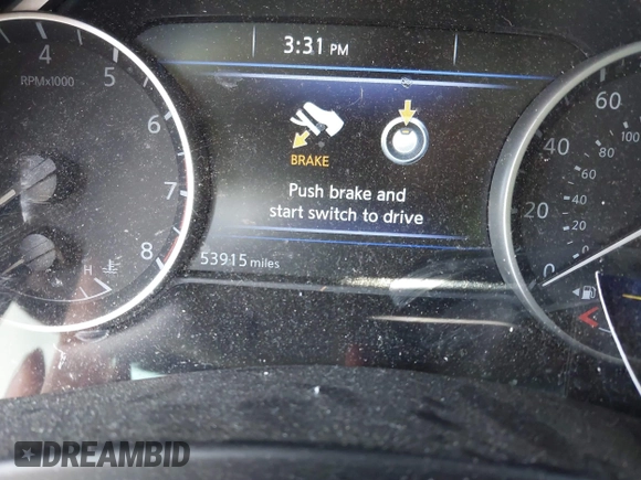 2020 Nissan Murano S with VIN 5N1AZ2AS4LN173240, listed as a IAAI auction lot 37473427 with 53,915 mi miles and . Bid and sale history available at DreamBid. Image 7.