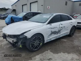 2022 Kia K5 GT with VIN 5XXG44J81NG125092, listed as a Copart auction lot 44750305 with 62,612 mi miles and Salvage Title. Bid and sale history available at carsss.com. Image 1.