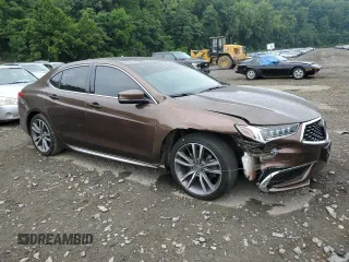 2020 Acura TLX w/Technology Pkg with VIN 19UUB3F45LA000051, listed as a Copart auction lot 63502634 with 28,922 mi miles and Salvage Title. Bid and sale history available at carsss.com. Image 4.