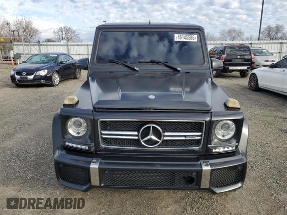 2016 Mercedes-Benz G-Class AMG G 63 with VIN WDCYC7DF9GX255095, listed as a Copart auction lot 46145585 with 78,847 mi miles and Salvage Title. Bid and sale history available at carsss.com. Image 5.