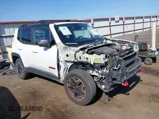 2016 Jeep Renegade Trailhawk with VIN ZACCJBCT9GPD32664, listed as a IAAI auction lot 42151784 with 108,535 mi miles and . Bid and sale history available at carsss.com. Image 1.