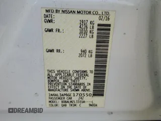 2016 Nissan Altima SV with VIN 1N4AL3AP6GC170550, listed as a Copart auction lot 84926794 with 135,007 mi miles and Salvage Title. Bid and sale history available at carsss.com. Image 13.