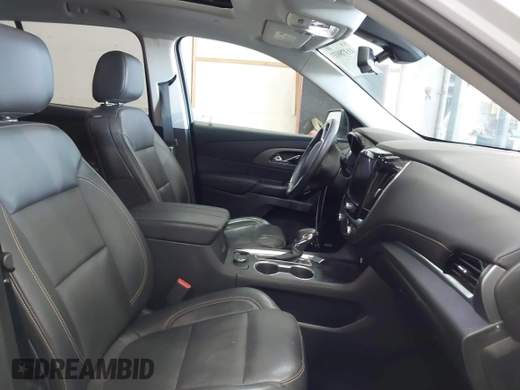 2021 Chevrolet Traverse Premier with VIN 1GNEVKKW0MJ266937, listed as a IAAI auction lot 41378033 with 34,683 mi miles. Bid and sale history available at carsss.com. Image 5.