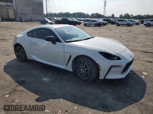 2023 Toyota GR86 with VIN JF1ZNBC11P8757595, listed as a Copart auction lot 69376574 with 34,450 mi miles and Salvage Title. Bid and sale history available at carsss.com. Image 4.