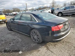 2014 Audi A8 4.0T with VIN WAUR2AFD5EN007518, listed as a Copart auction lot 44523935 with 108,277 mi miles and Salvage title. Bid and sale history available at DreamBid. Image 2.