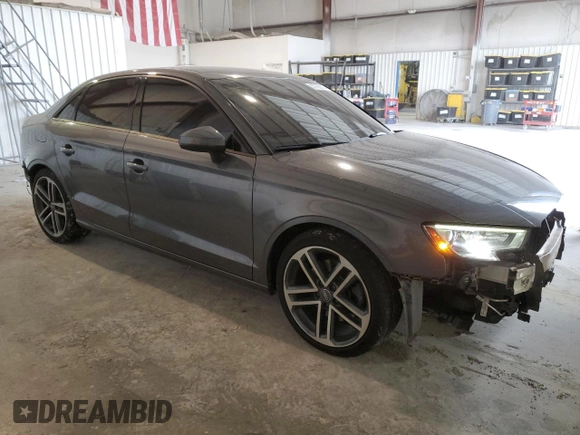 2018 Audi A3 Sedan Premium with VIN WAUAUGFF7J1008263, listed as a Copart auction lot 37766814 with 58,599 mi miles and Salvage Title. Bid and sale history available at carsss.com. Image 4.