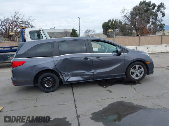 2019 Honda Odyssey EX-L with VIN 5FNRL6H70KB095795, listed as a IAAI auction lot 41535095 with 66,226 mi miles. Bid and sale history available at carsss.com. Image 13.