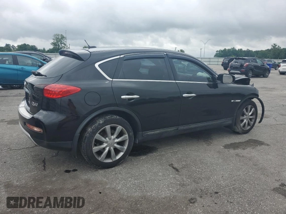 2017 Infiniti QX50 with VIN JN1BJ0RR9HM403277, listed as a Copart auction lot 58914545 with Not provided miles and Salvage title. Bid and sale history available at DreamBid. Image 3.