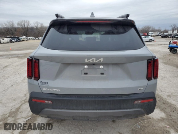 2023 Kia Sorento X-Line S with VIN 5XYRLDLC4PG224677, listed as a Copart auction lot 86957474 with 15,602 mi miles and Salvage Title. Bid and sale history available at DreamBid. Image 6.