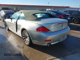 2004 BMW 6 Series 645Ci with VIN WBAEK73404B320188, listed as a IAAI auction lot 41341111 with 126,233 mi miles. Bid and sale history available at carsss.com. Image 3.