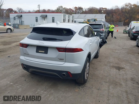 2019 Jaguar E-Pace S z VIN SADFJ2FX9K1Z43027, wystawiony jako IAAI lot #40888936 z przebiegiem 67 354 mil mil oraz . Historia ofert i sprzedaży dostępna na DreamBid. Obrazek 4.